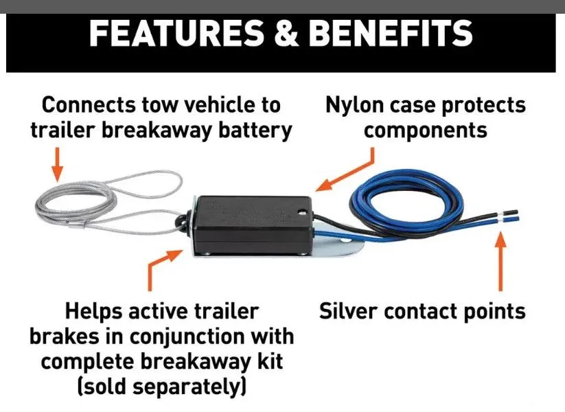 NYLON BREAKAWAY SWITCH WITH SW